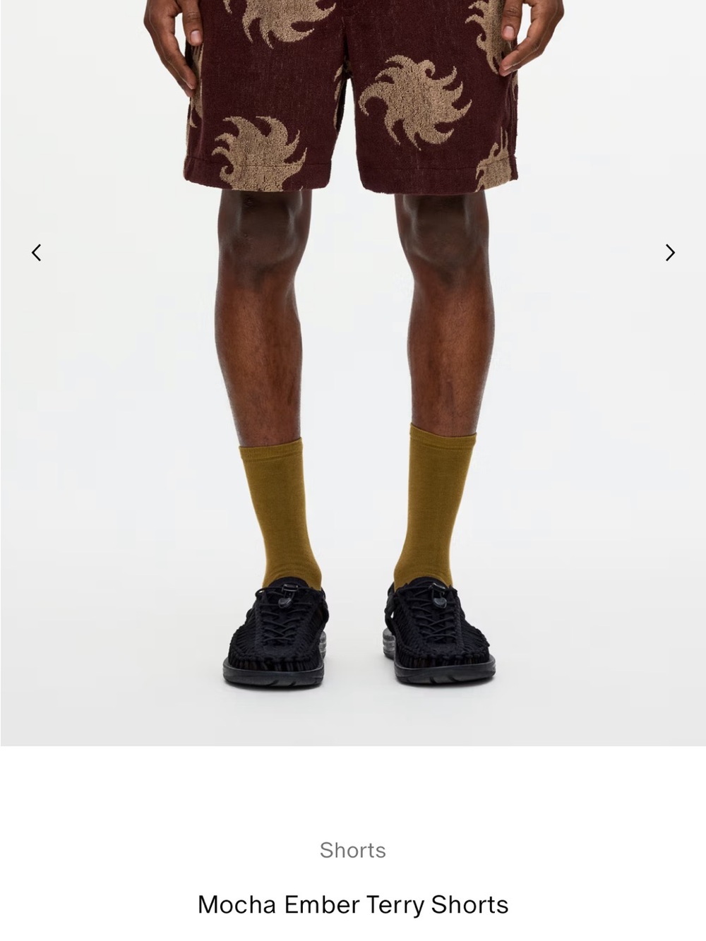 OAS Mocha Ember Terry Shorts